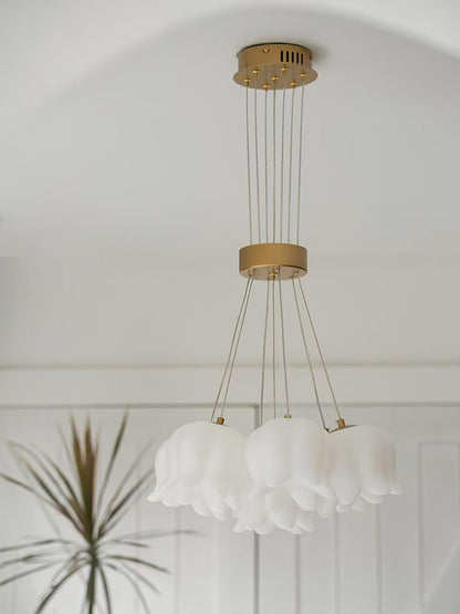 Floral Petal LED Pendant Light – Modern Scandinavian Ceiling Fixture