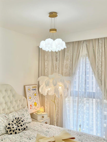Floral Petal LED Pendant Light – Modern Scandinavian Ceiling Fixture