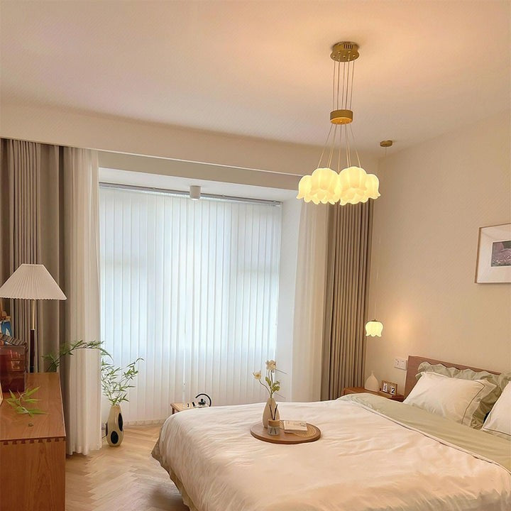 Floral Petal LED Pendant Light – Modern Scandinavian Ceiling Fixture