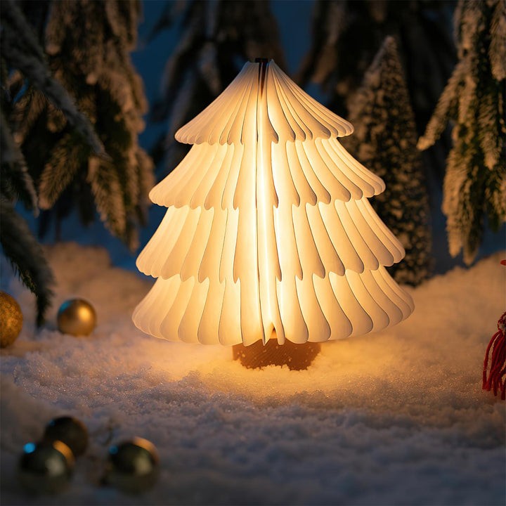 Foldable Christmas Tree LED Table Lamp
