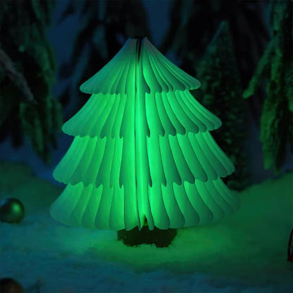 Foldable Christmas Tree LED Table Lamp