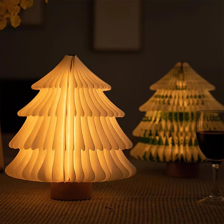 Foldable Christmas Tree LED Table Lamp