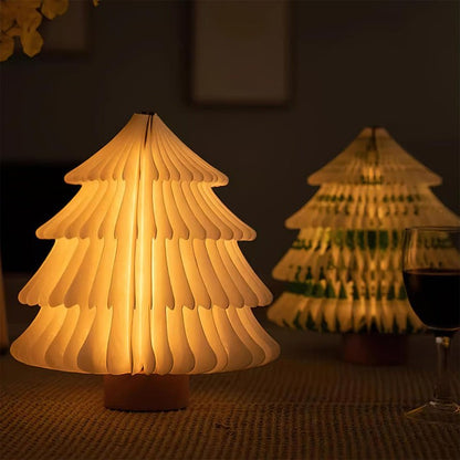 Foldable Christmas Tree LED Table Lamp