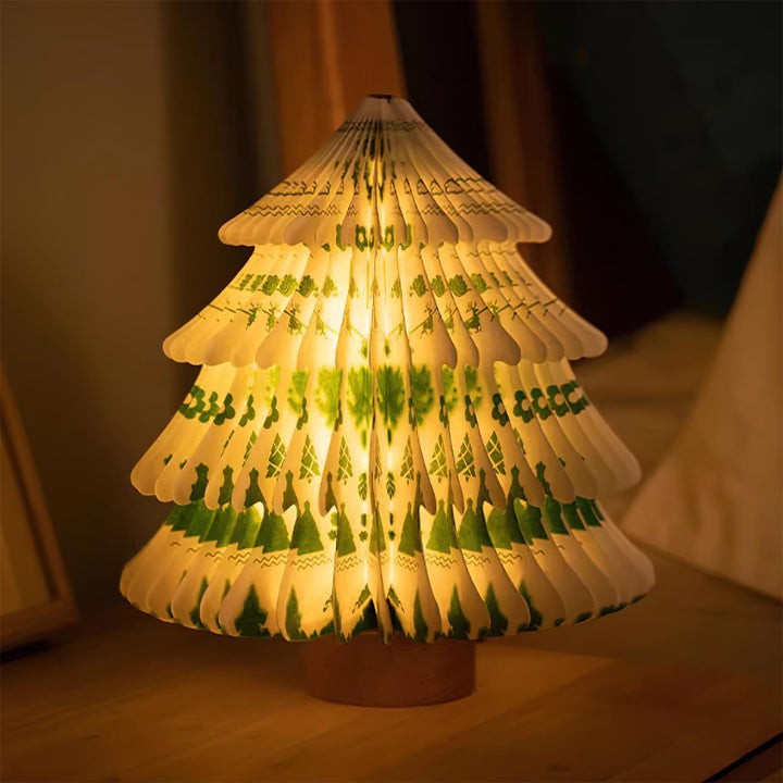 Foldable Christmas Tree LED Table Lamp