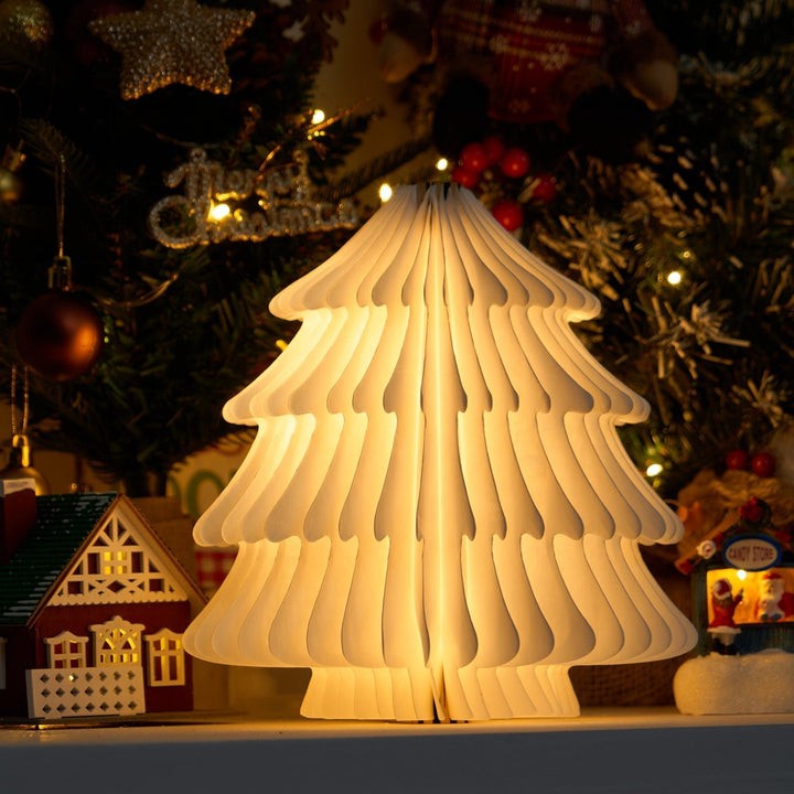 Foldable Christmas Tree LED Table Lamp