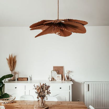 Folded Lotus Leaf Pendant Light