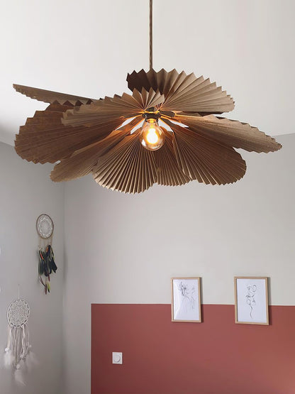 Folded Lotus Leaf Pendant Light