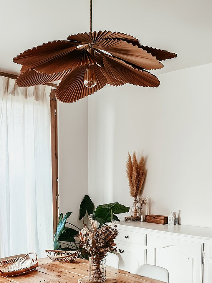 Folded Lotus Leaf Pendant Light