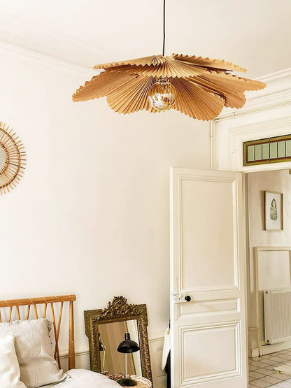 Folded Lotus Leaf Pendant Light
