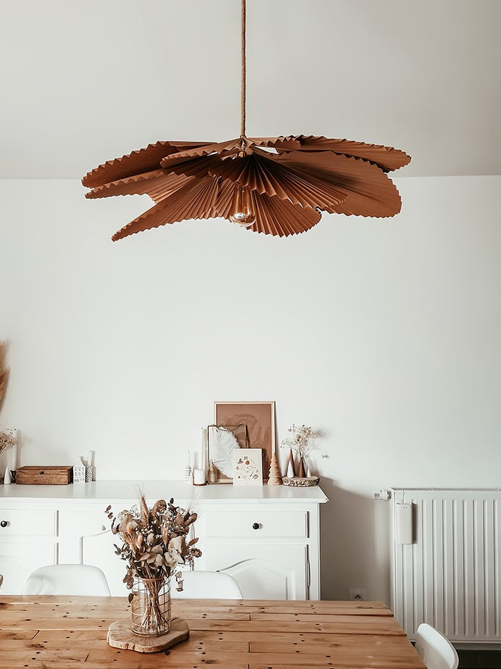 Folded Lotus Leaf Pendant Light