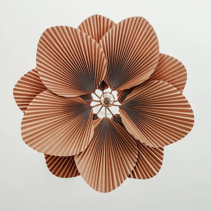 Folded Lotus Leaf Pendant Light