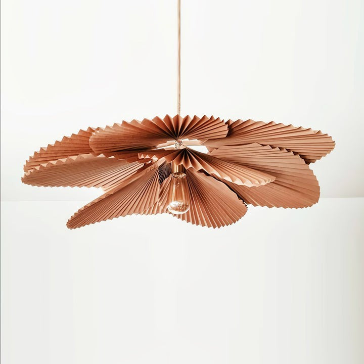 Folded Lotus Leaf Pendant Light