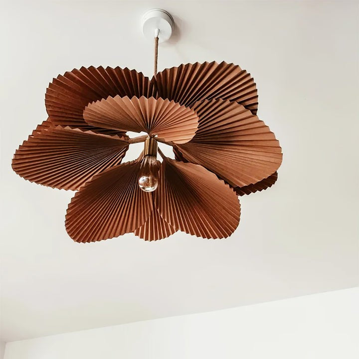 Folded Lotus Leaf Pendant Light