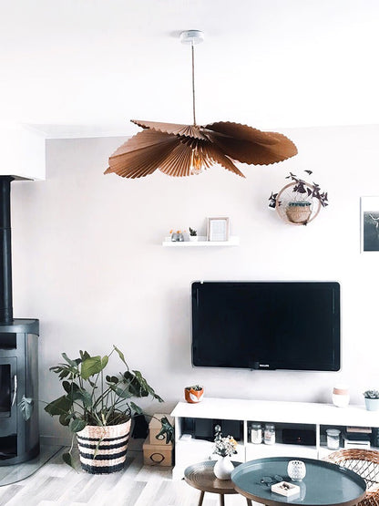 Folded Lotus Leaf Pendant Light