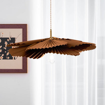 Folded Lotus Leaf Pendant Light