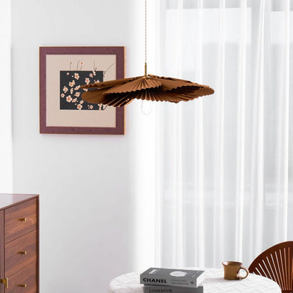 Folded Lotus Leaf Pendant Light