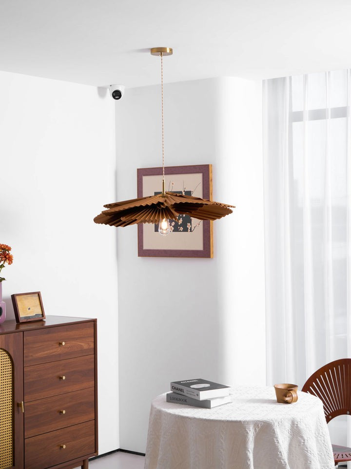 Folded Lotus Leaf Pendant Light