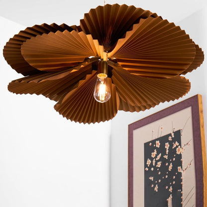 Folded Lotus Leaf Pendant Light