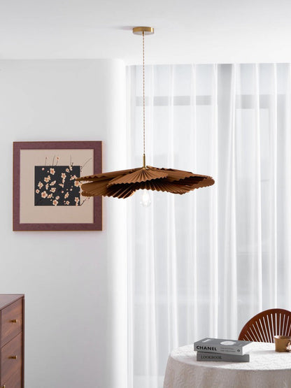Folded Lotus Leaf Pendant Light
