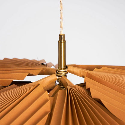 Folded Lotus Leaf Pendant Light