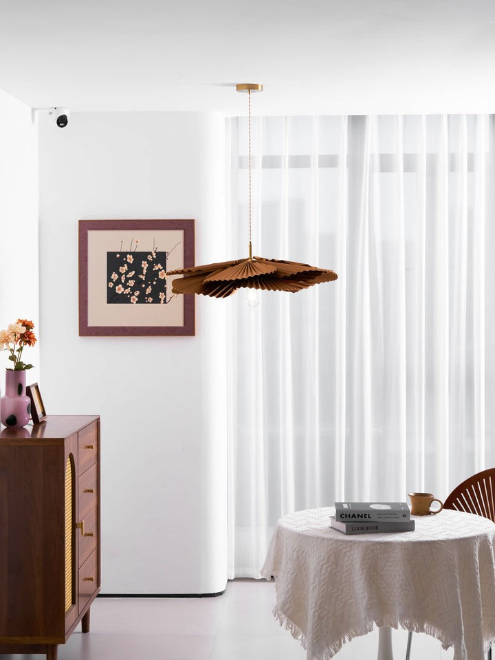 Folded Lotus Leaf Pendant Light