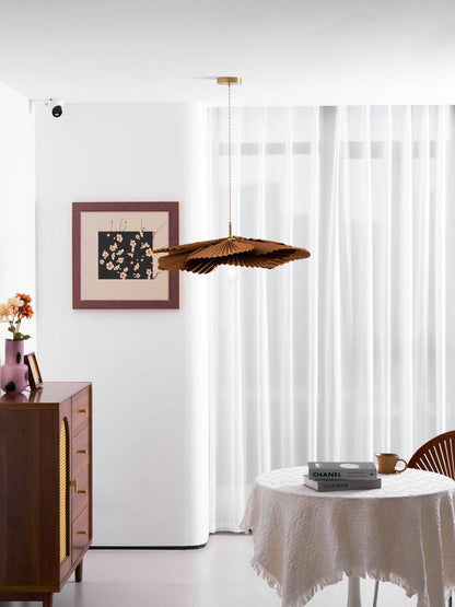 Folded Lotus Leaf Pendant Light