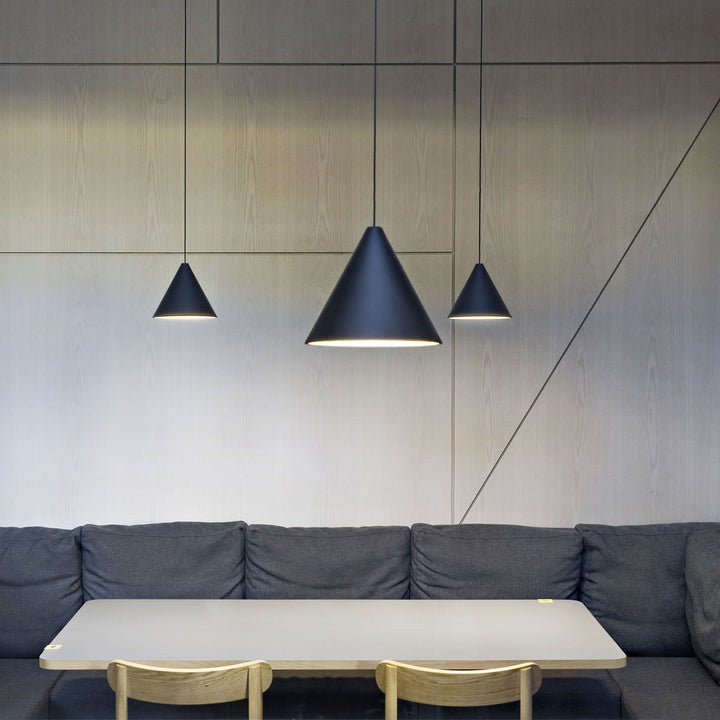 Geometric Cable-Wrapped Pendant Light