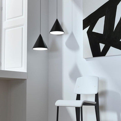 Geometric Cable-Wrapped Pendant Light