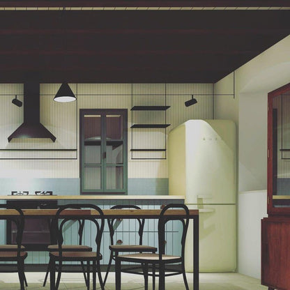 Geometric Cable-Wrapped Pendant Light
