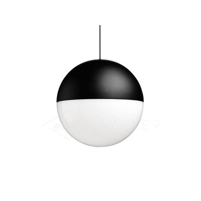 Geometric Cable-Wrapped Pendant Light