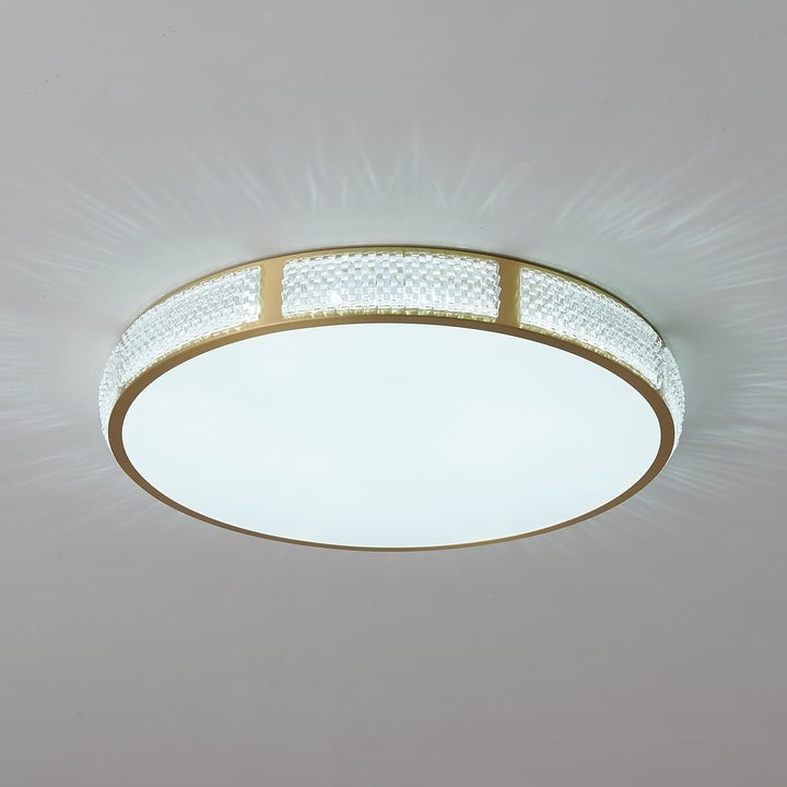 Geometric LED Flush Mount Ceiling Light