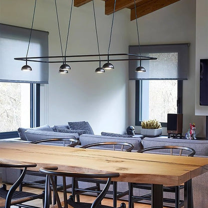 Geometric Metal LED Pendant Chandelier