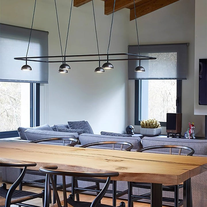 Geometric Metal LED Pendant Chandelier