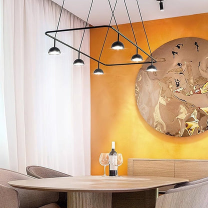 Geometric Metal LED Pendant Chandelier