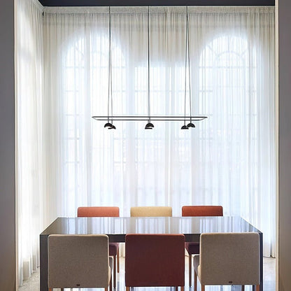 Geometric Metal LED Pendant Chandelier