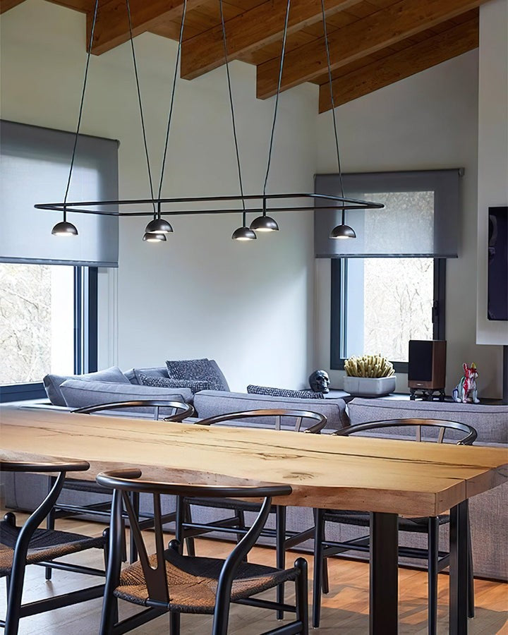Geometric Metal LED Pendant Chandelier