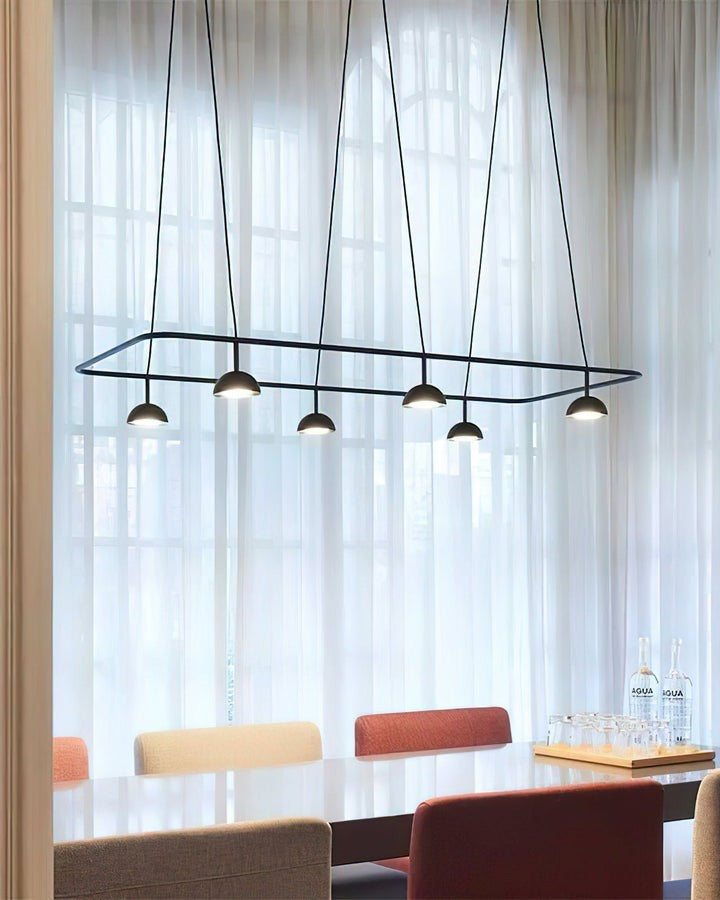 Geometric Metal LED Pendant Chandelier