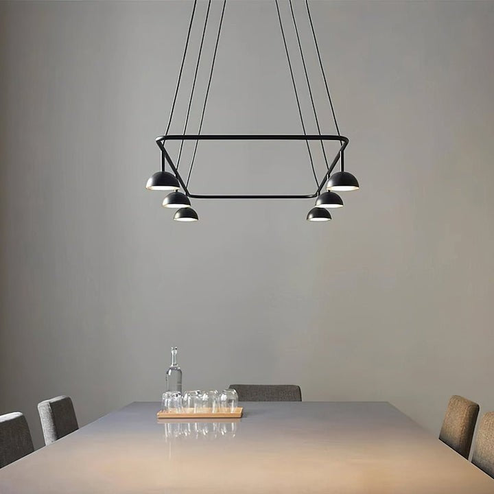 Geometric Metal LED Pendant Chandelier