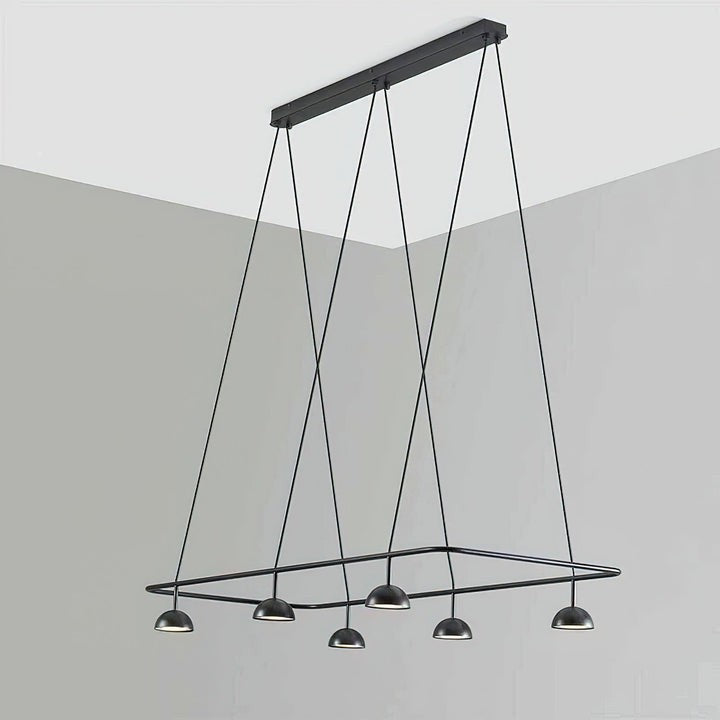 Geometric Metal LED Pendant Chandelier