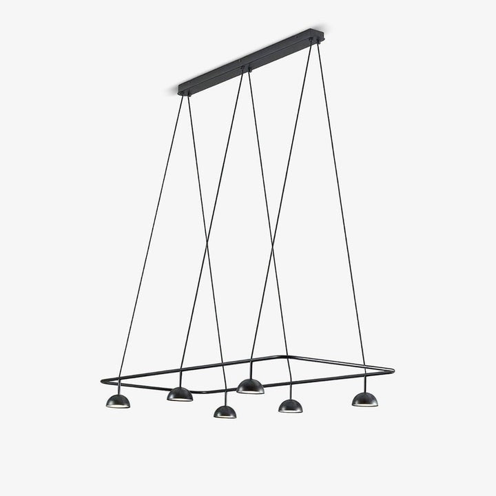 Geometric Metal LED Pendant Chandelier