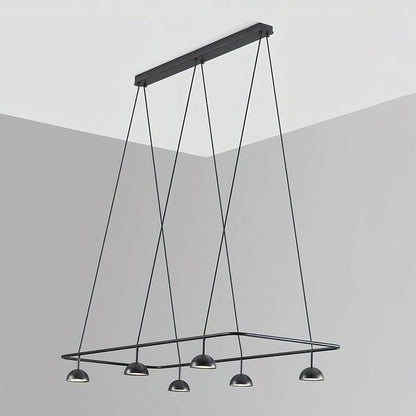 Geometric Metal LED Pendant Chandelier