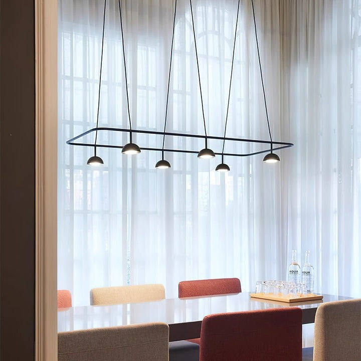 Geometric Metal LED Pendant Chandelier