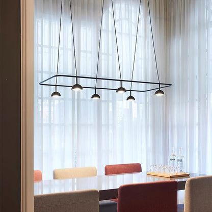 Geometric Metal LED Pendant Chandelier