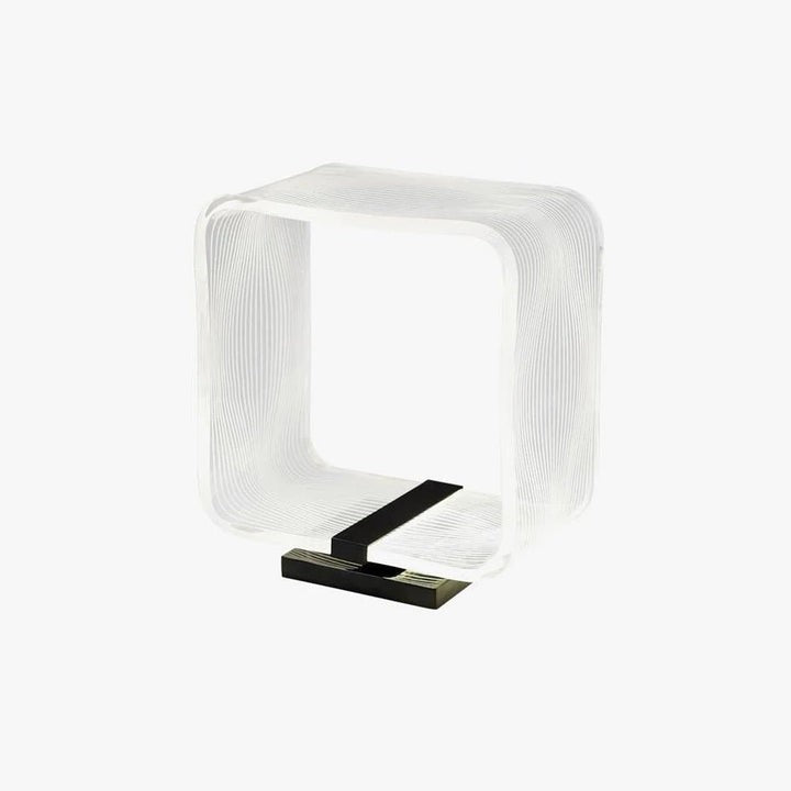 Geometric Wire Cube LED Table Lamp