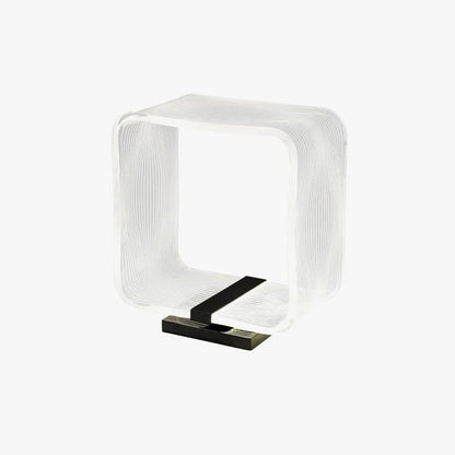 Geometric Wire Cube LED Table Lamp
