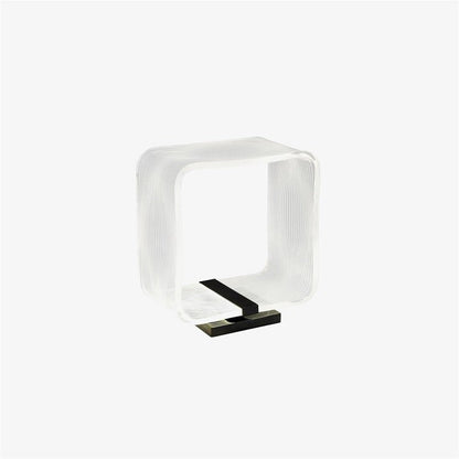 Geometric Wire Cube LED Table Lamp