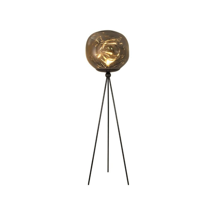 Glowing Lava Rock Tripod Floor Lamp