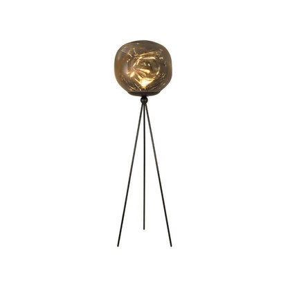 Glowing Lava Rock Tripod Floor Lamp