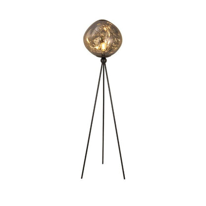Glowing Lava Rock Tripod Floor Lamp
