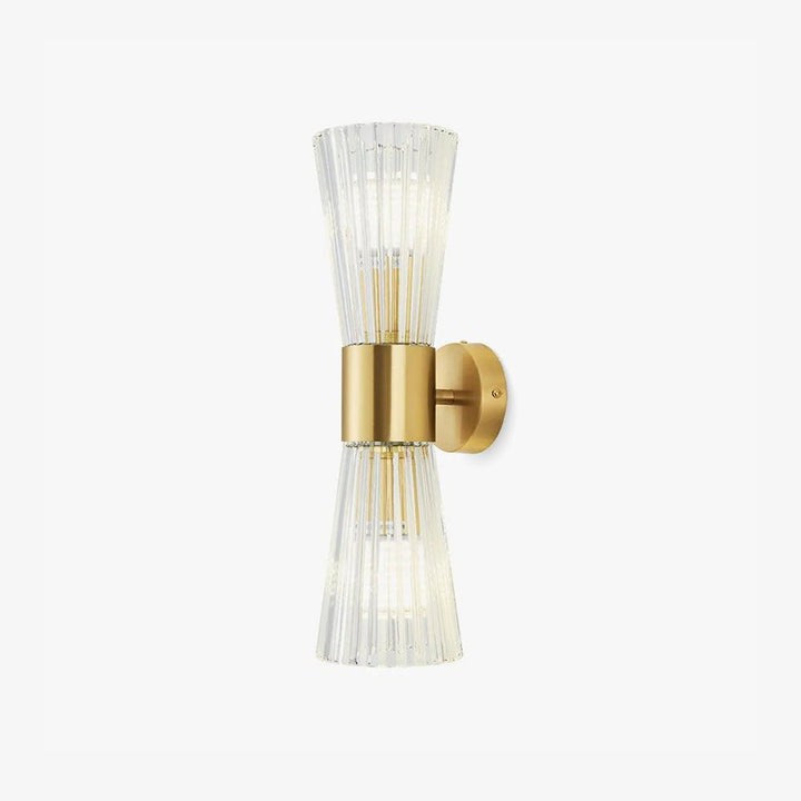 Gold Crystal LED Wall Sconce – Modern Transitional Lighting